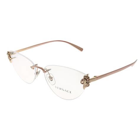 women's versace glasses|Versace rimless eyeglasses for women.